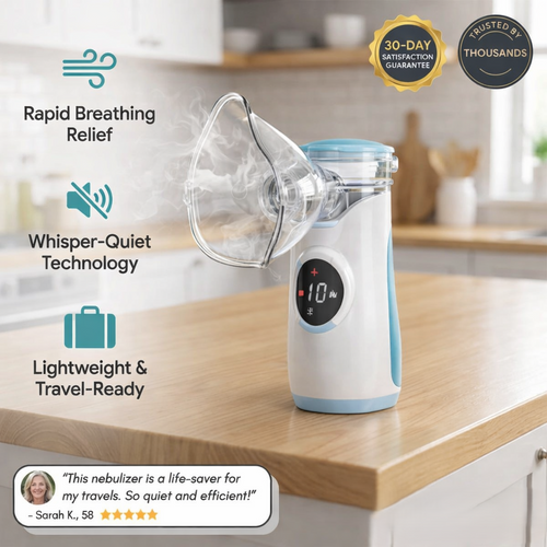 Portable Mesh Nebulizer for Adults & Kids